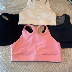 Set of 4 Fabletics sports bras high impact